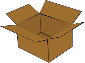 Imágenes Prediseñadas vector caja de cartón